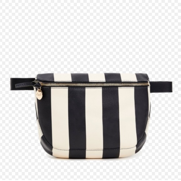 Clare V Handbags - Clare V | Black x Cream Striped OG fanny pack